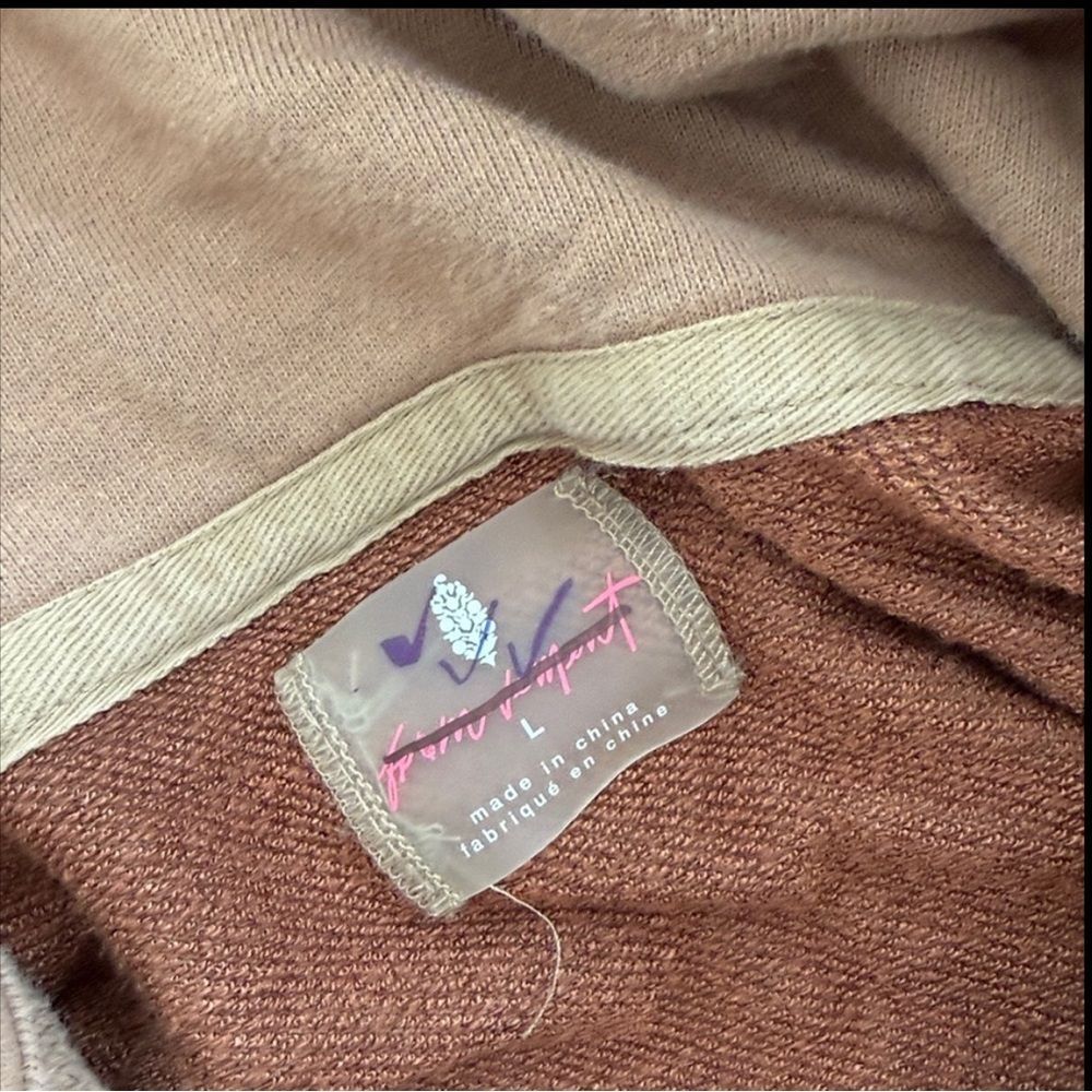 Free People All Your Love Logo Hoodie Size L - Picture 2 of 7